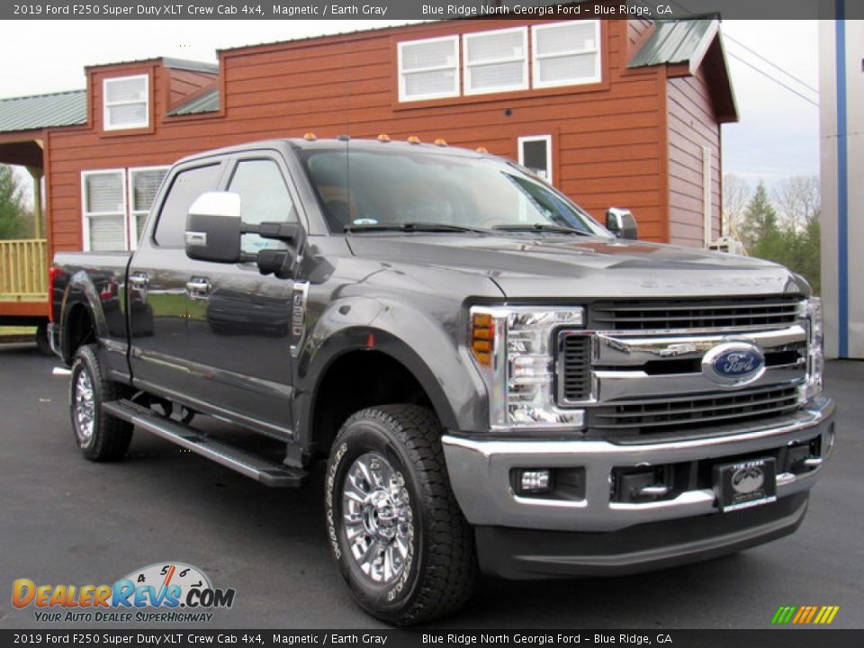 2019 Ford F250 Super Duty XLT Crew Cab 4x4 Magnetic / Earth Gray Photo #8