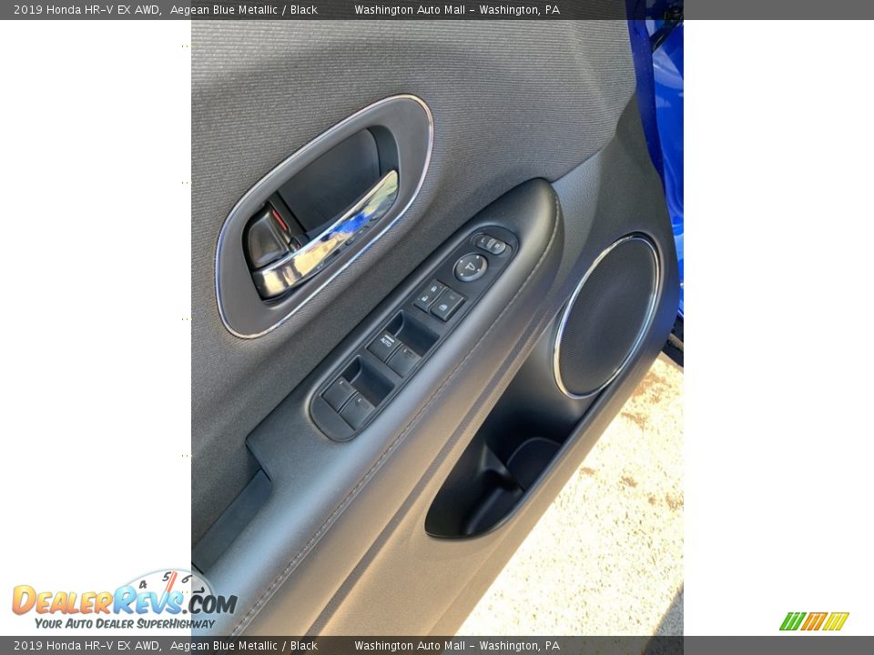 2019 Honda HR-V EX AWD Aegean Blue Metallic / Black Photo #9