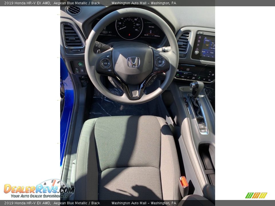 2019 Honda HR-V EX AWD Aegean Blue Metallic / Black Photo #11