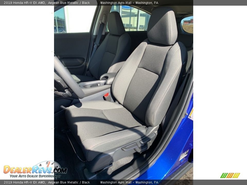 2019 Honda HR-V EX AWD Aegean Blue Metallic / Black Photo #12