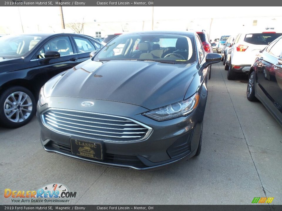 2019 Ford Fusion Hybrid SE Magnetic / Ebony Photo #1