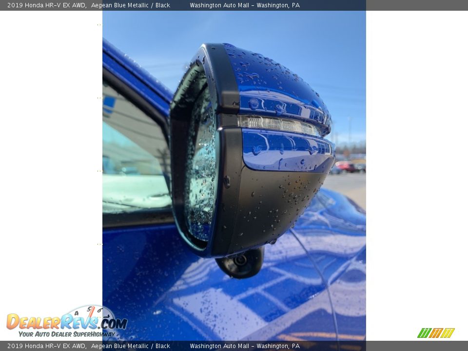 2019 Honda HR-V EX AWD Aegean Blue Metallic / Black Photo #30