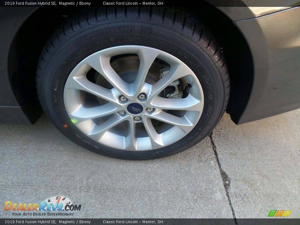 2019 Ford Fusion Hybrid SE Magnetic / Ebony Photo #4