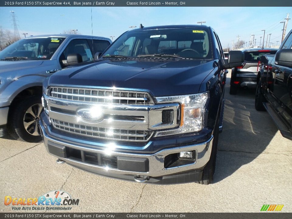 2019 Ford F150 STX SuperCrew 4x4 Blue Jeans / Earth Gray Photo #1