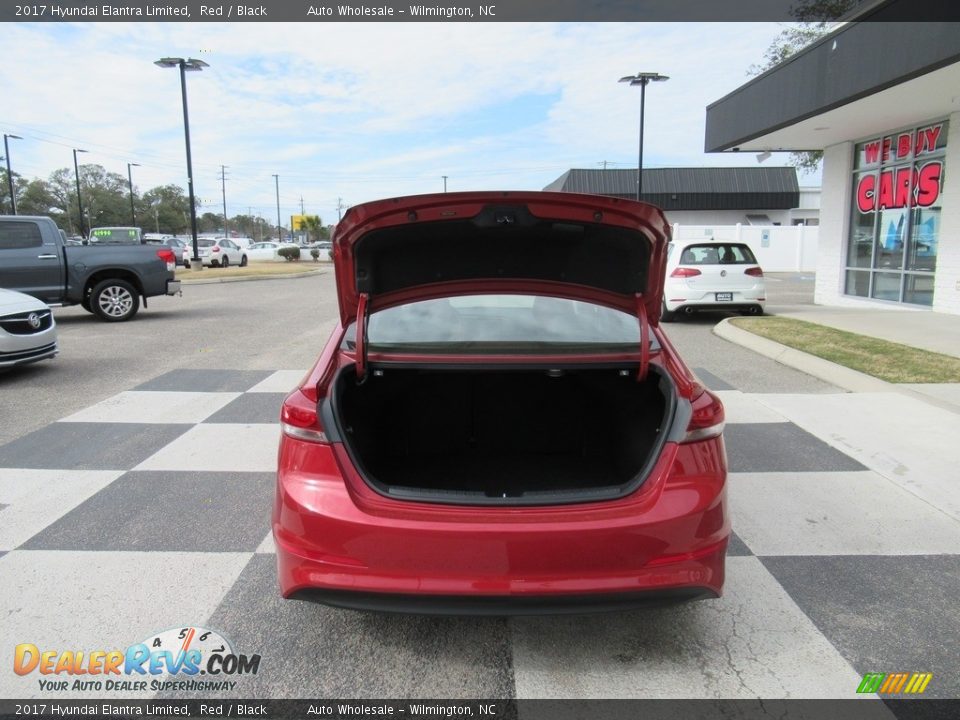 2017 Hyundai Elantra Limited Red / Black Photo #5