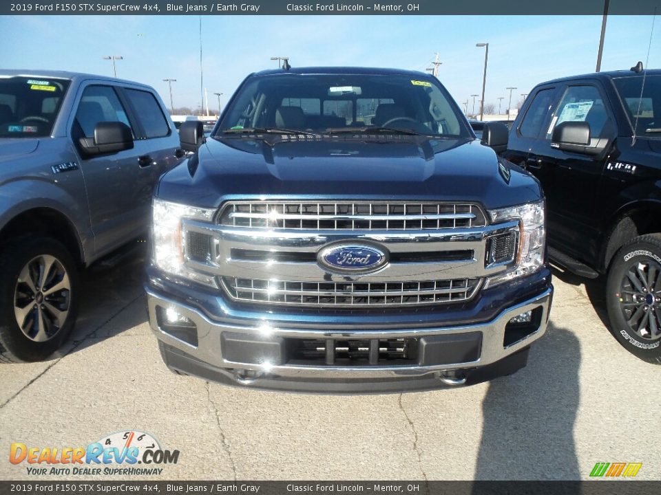 2019 Ford F150 STX SuperCrew 4x4 Blue Jeans / Earth Gray Photo #2