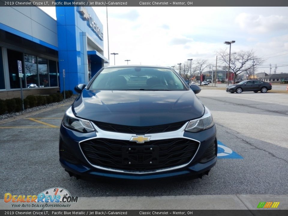 2019 Chevrolet Cruze LT Pacific Blue Metallic / Jet Black/­Galvanized Photo #2