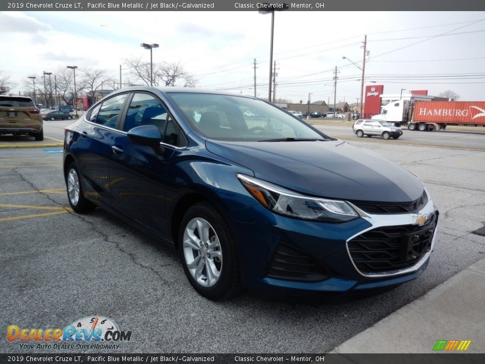 2019 Chevrolet Cruze LT Pacific Blue Metallic / Jet Black/­Galvanized Photo #3