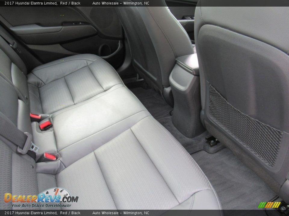 2017 Hyundai Elantra Limited Red / Black Photo #12