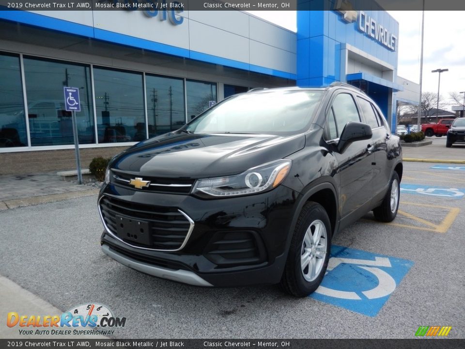 2019 Chevrolet Trax LT AWD Mosaic Black Metallic / Jet Black Photo #1