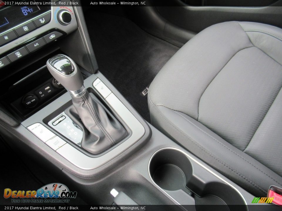 2017 Hyundai Elantra Limited Red / Black Photo #19