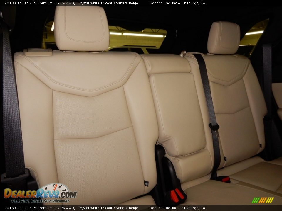 2018 Cadillac XT5 Premium Luxury AWD Crystal White Tricoat / Sahara Beige Photo #20