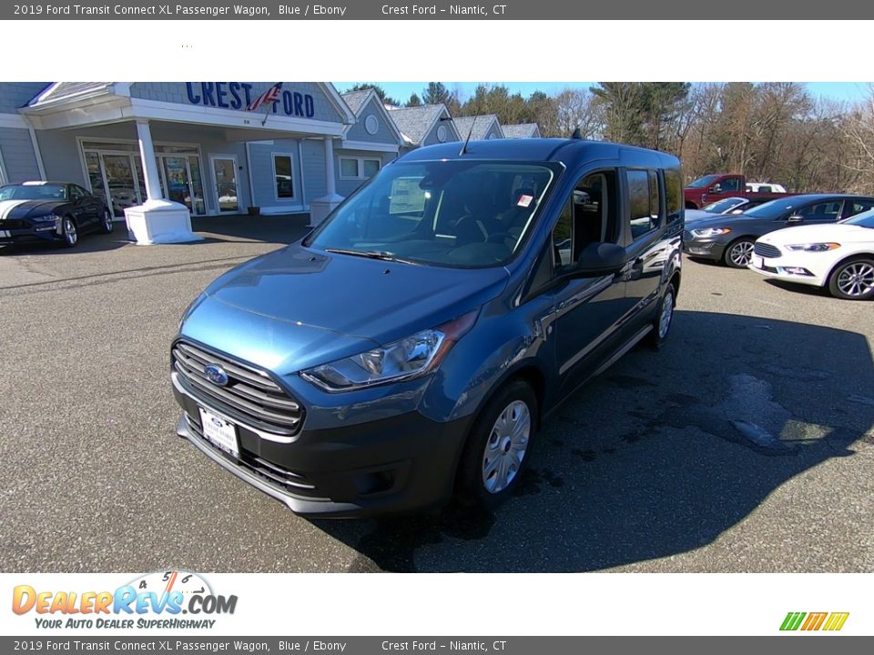 2019 Ford Transit Connect XL Passenger Wagon Blue / Ebony Photo #3
