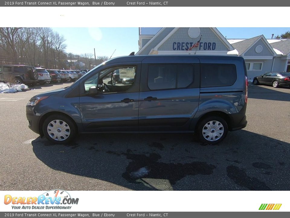 2019 Ford Transit Connect XL Passenger Wagon Blue / Ebony Photo #4