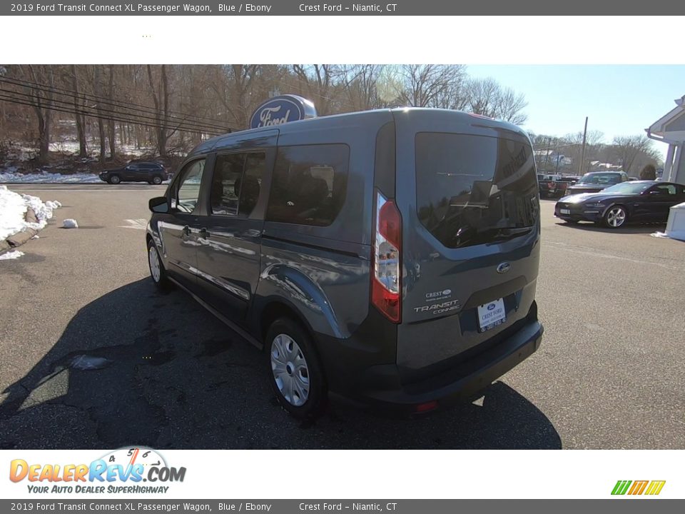 2019 Ford Transit Connect XL Passenger Wagon Blue / Ebony Photo #5