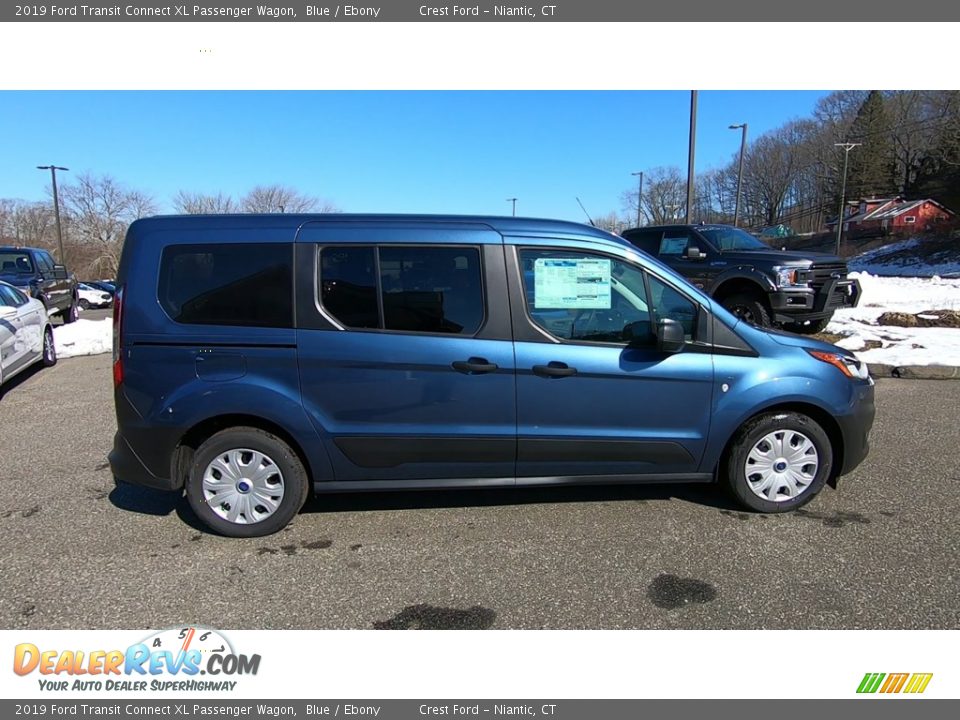 2019 Ford Transit Connect XL Passenger Wagon Blue / Ebony Photo #8