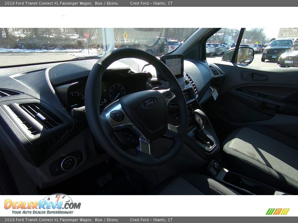 2019 Ford Transit Connect XL Passenger Wagon Blue / Ebony Photo #10