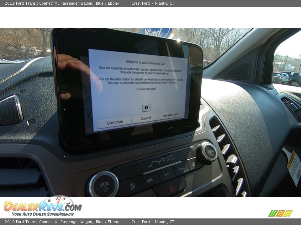 2019 Ford Transit Connect XL Passenger Wagon Blue / Ebony Photo #14