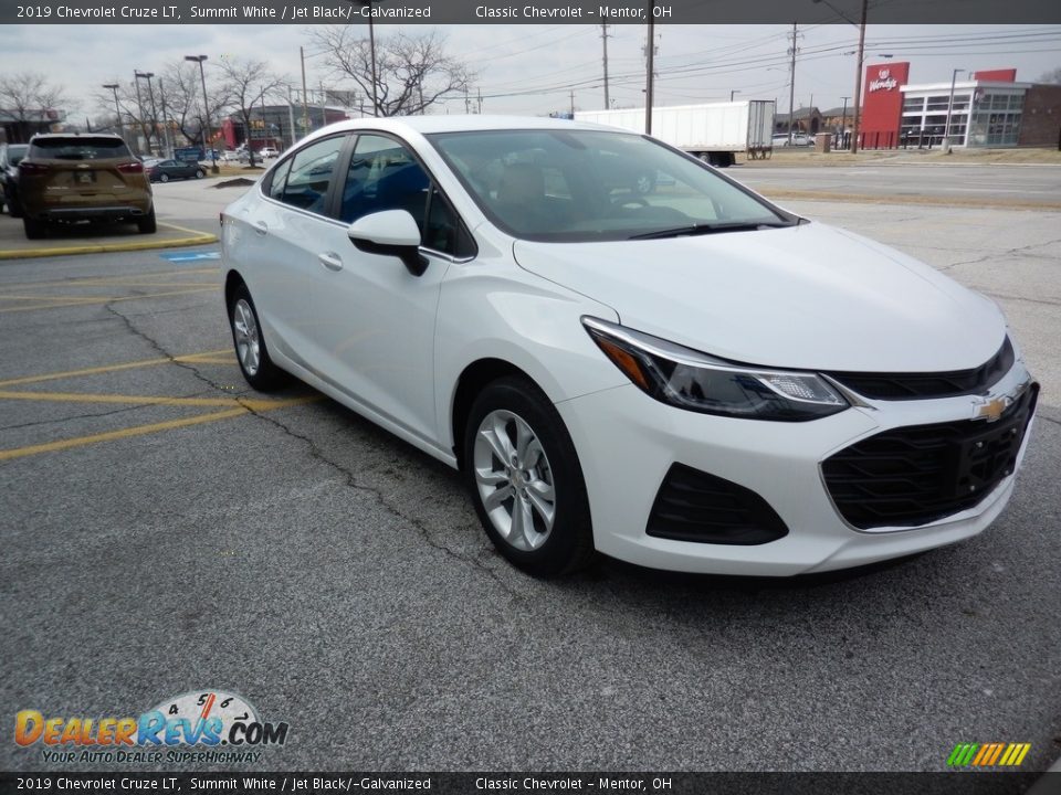 2019 Chevrolet Cruze LT Summit White / Jet Black/­Galvanized Photo #3