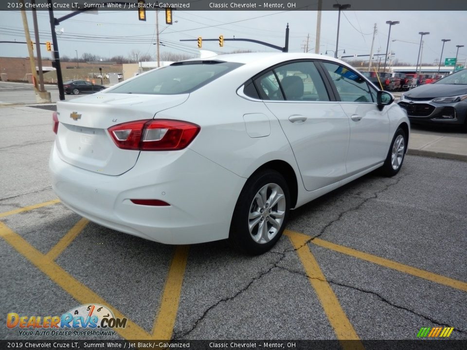 2019 Chevrolet Cruze LT Summit White / Jet Black/­Galvanized Photo #4