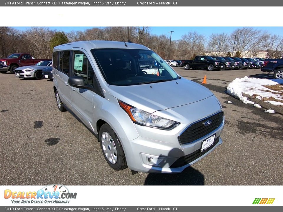2019 Ford Transit Connect XLT Passenger Wagon Ingot Silver / Ebony Photo #1
