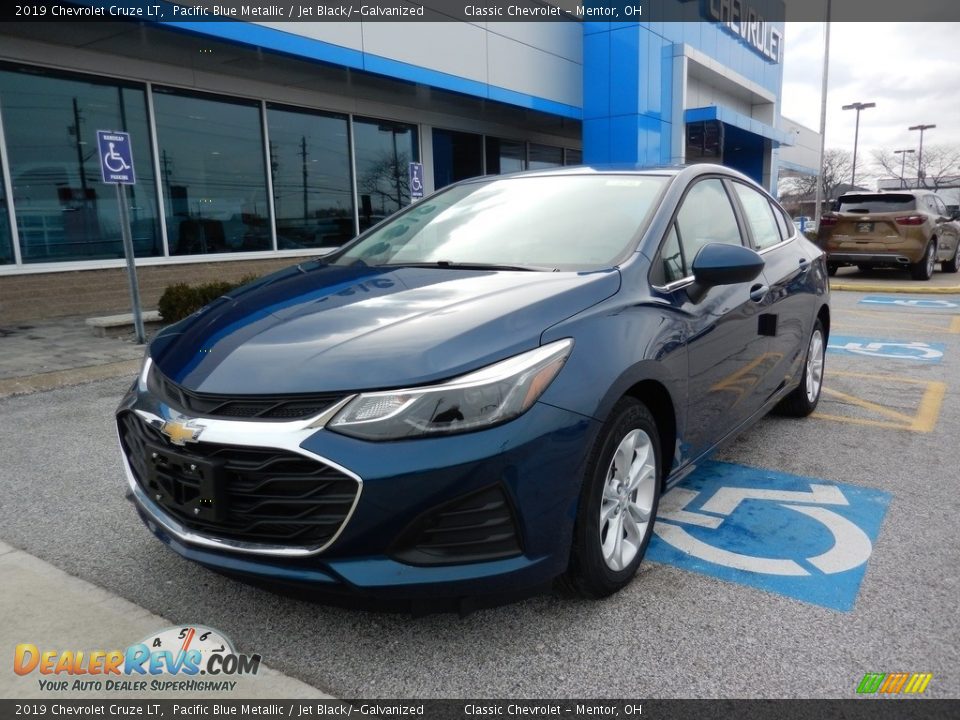 2019 Chevrolet Cruze LT Pacific Blue Metallic / Jet Black/­Galvanized Photo #1