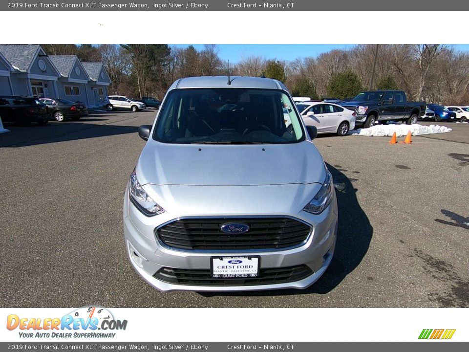 2019 Ford Transit Connect XLT Passenger Wagon Ingot Silver / Ebony Photo #2