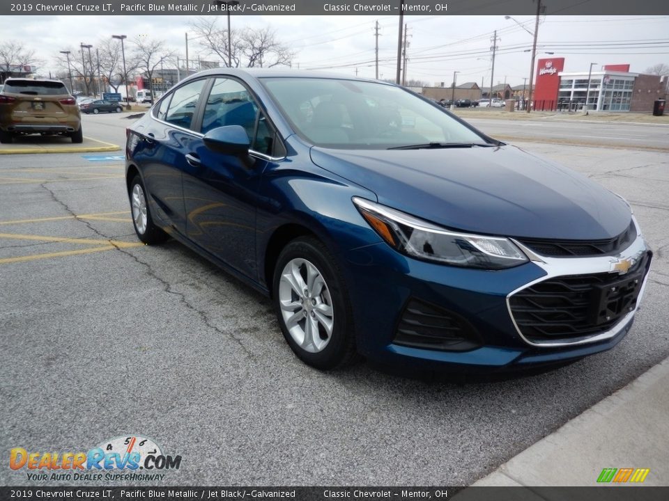 2019 Chevrolet Cruze LT Pacific Blue Metallic / Jet Black/­Galvanized Photo #3