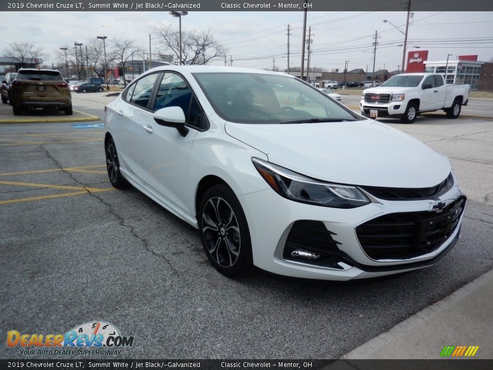 2019 Chevrolet Cruze LT Summit White / Jet Black/­Galvanized Photo #3
