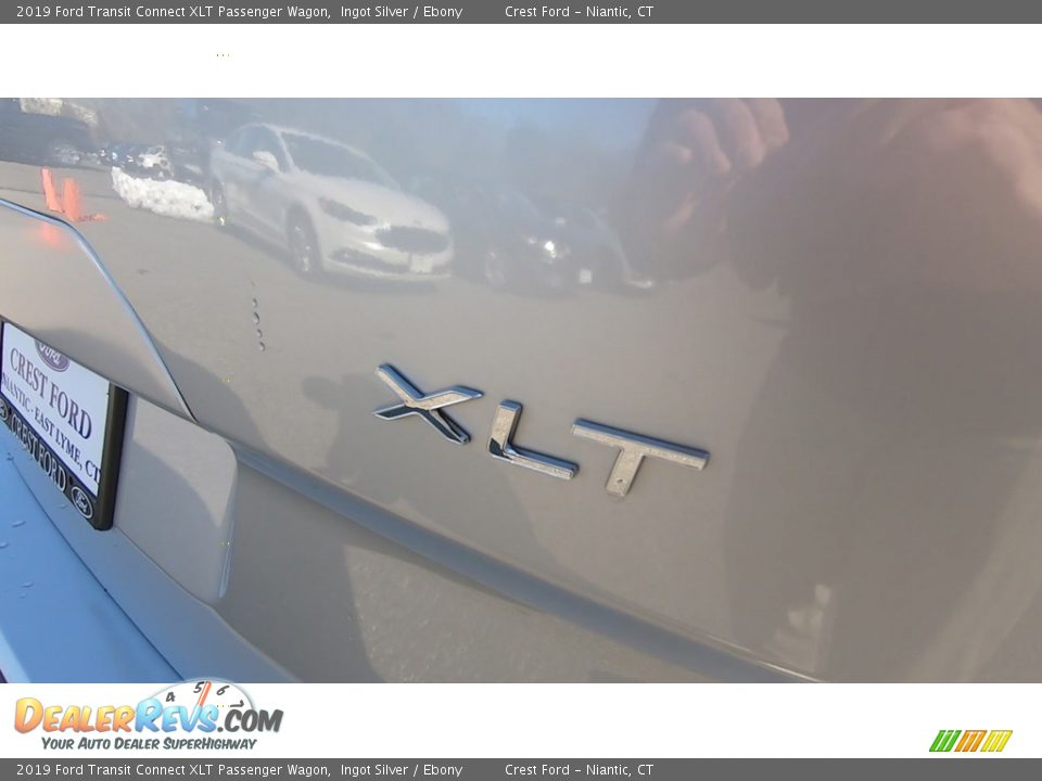 2019 Ford Transit Connect XLT Passenger Wagon Ingot Silver / Ebony Photo #9