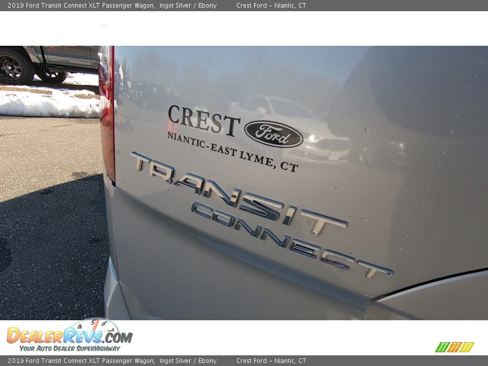 2019 Ford Transit Connect XLT Passenger Wagon Ingot Silver / Ebony Photo #10