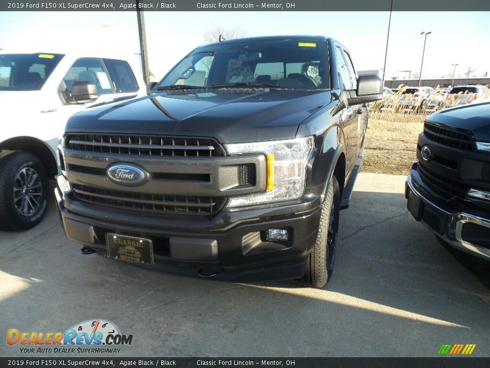 2019 Ford F150 XL SuperCrew 4x4 Agate Black / Black Photo #1