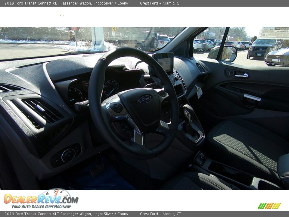 2019 Ford Transit Connect XLT Passenger Wagon Ingot Silver / Ebony Photo #11