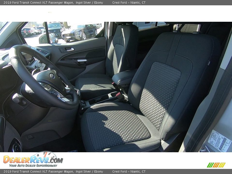 2019 Ford Transit Connect XLT Passenger Wagon Ingot Silver / Ebony Photo #12