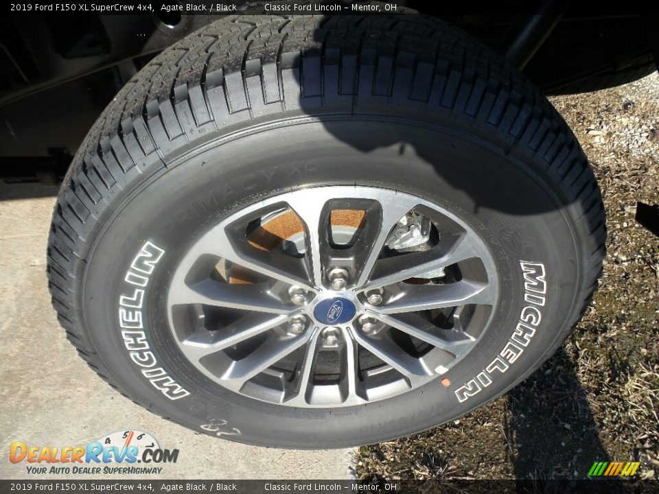 2019 Ford F150 XL SuperCrew 4x4 Agate Black / Black Photo #4