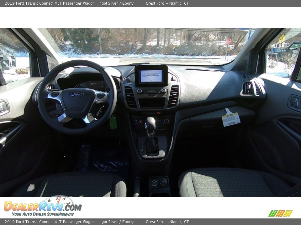 2019 Ford Transit Connect XLT Passenger Wagon Ingot Silver / Ebony Photo #19