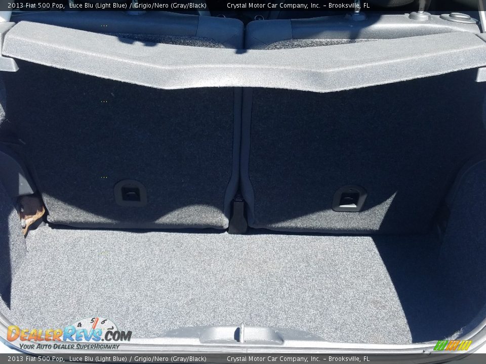 2013 Fiat 500 Pop Luce Blu (Light Blue) / Grigio/Nero (Gray/Black) Photo #18