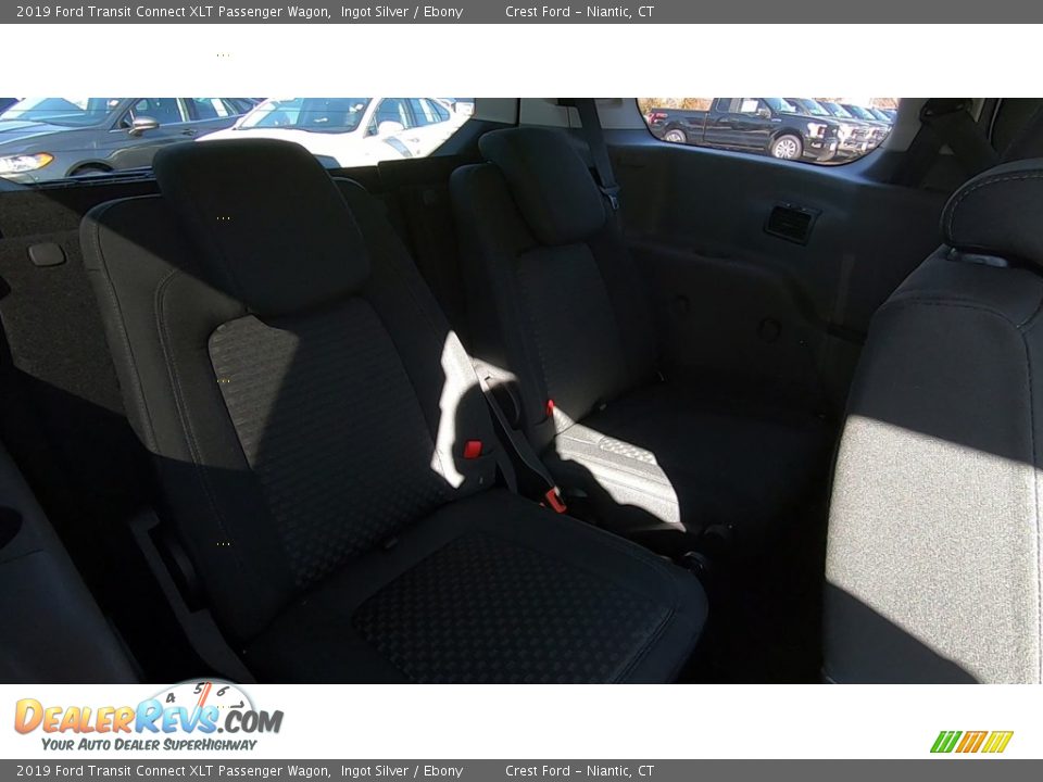 2019 Ford Transit Connect XLT Passenger Wagon Ingot Silver / Ebony Photo #24