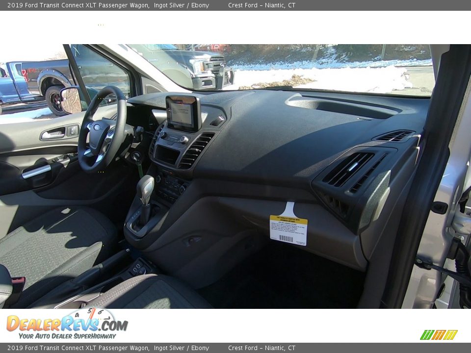 2019 Ford Transit Connect XLT Passenger Wagon Ingot Silver / Ebony Photo #26
