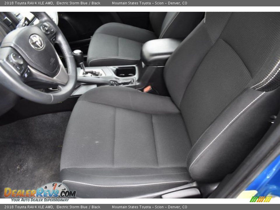 2018 Toyota RAV4 XLE AWD Electric Storm Blue / Black Photo #11