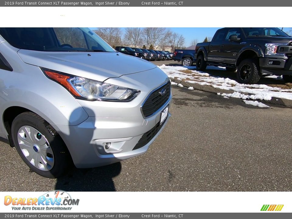 2019 Ford Transit Connect XLT Passenger Wagon Ingot Silver / Ebony Photo #28