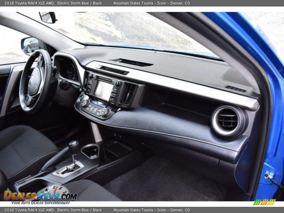 2018 Toyota RAV4 XLE AWD Electric Storm Blue / Black Photo #17