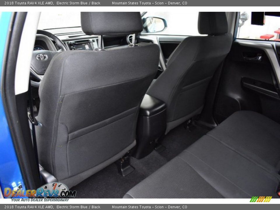 2018 Toyota RAV4 XLE AWD Electric Storm Blue / Black Photo #20