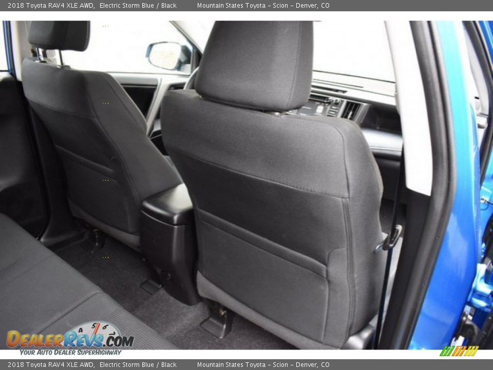 2018 Toyota RAV4 XLE AWD Electric Storm Blue / Black Photo #21