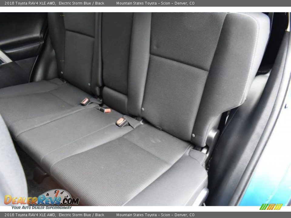 2018 Toyota RAV4 XLE AWD Electric Storm Blue / Black Photo #22