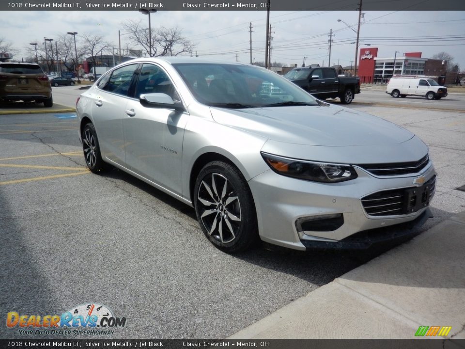 2018 Chevrolet Malibu LT Silver Ice Metallic / Jet Black Photo #3