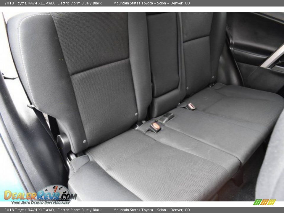 2018 Toyota RAV4 XLE AWD Electric Storm Blue / Black Photo #24