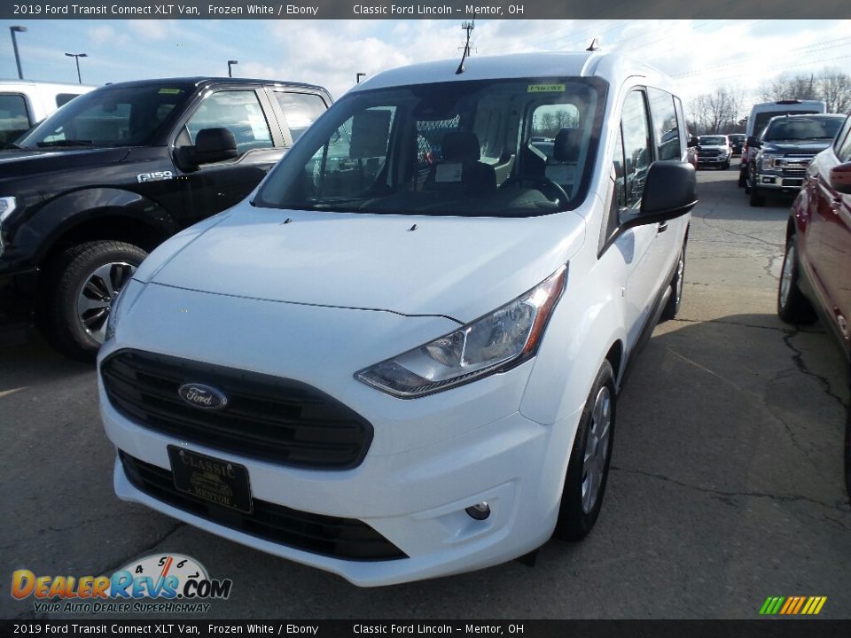 2019 Ford Transit Connect XLT Van Frozen White / Ebony Photo #1