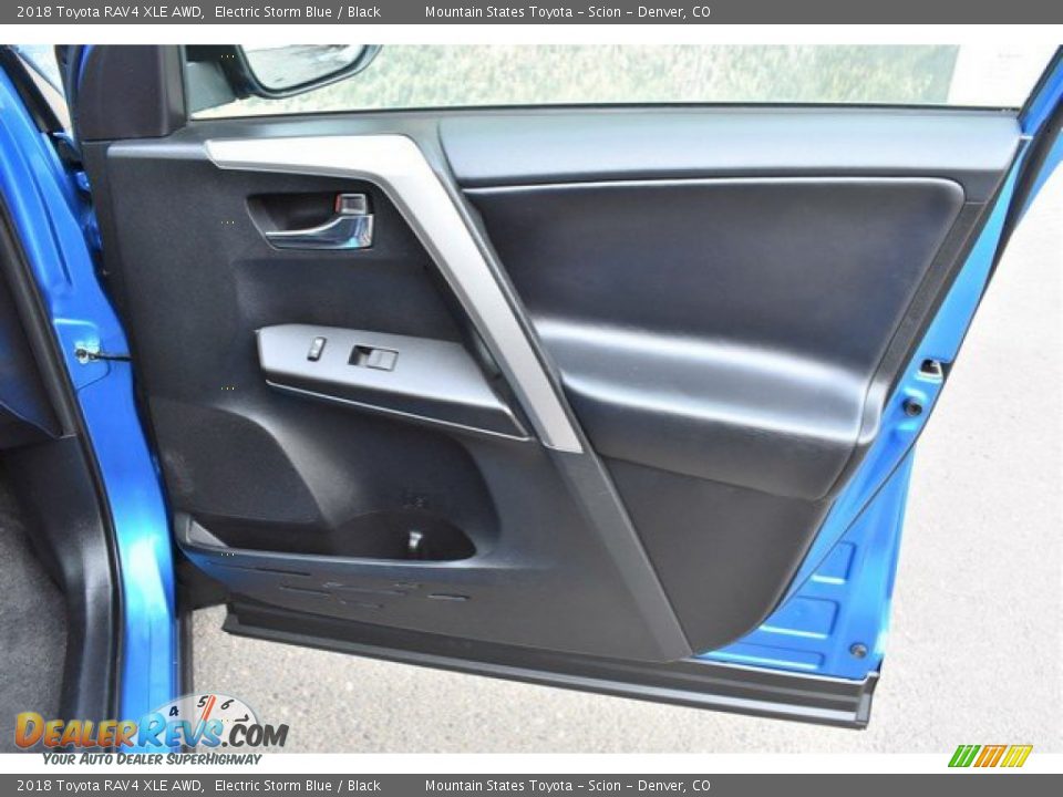 2018 Toyota RAV4 XLE AWD Electric Storm Blue / Black Photo #26