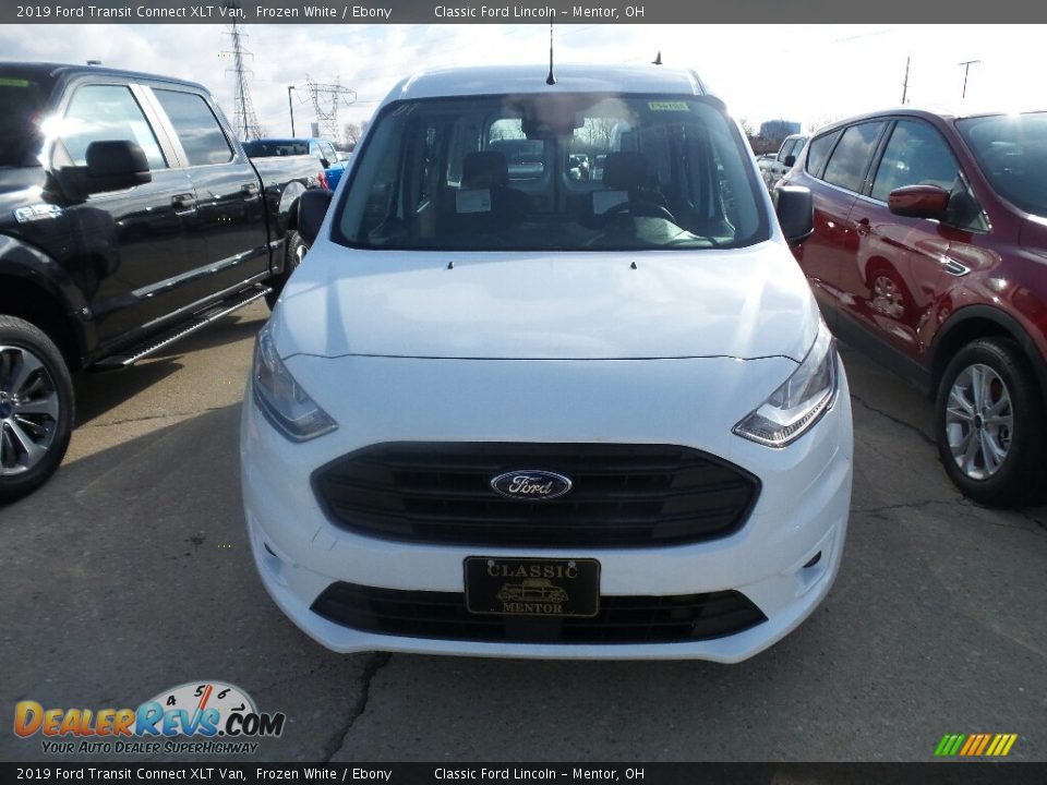 2019 Ford Transit Connect XLT Van Frozen White / Ebony Photo #2